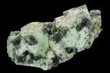 Quartz Encrusted Fluorite Crystal Cluster - Rogerley Mine #135711-1